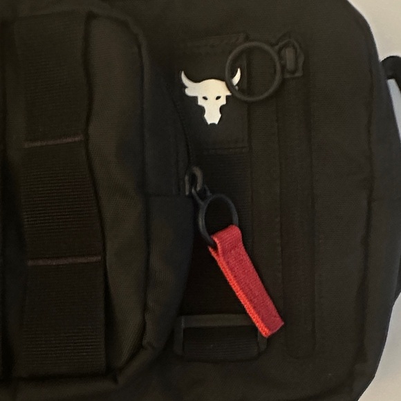 Project Rock Black Crossbody Bag with Red Accents - Picture 2 of 6